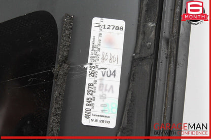 17-24 Audi Q7 Rear Left Driver Side Quarter Window Glass 4M0845297B OEM