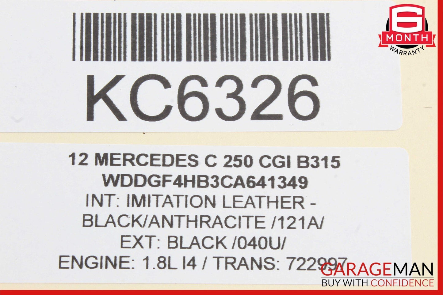 08-14 Mercedes W204 C250 C300 Rear Left Driver Side Door Lock Latch Actuator OEM