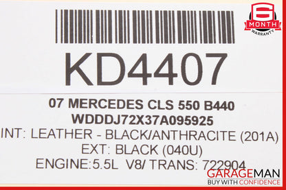 06-11 Mercedes W219 CLS550 Rear Right Door Window Regulator Motor Unit OEM