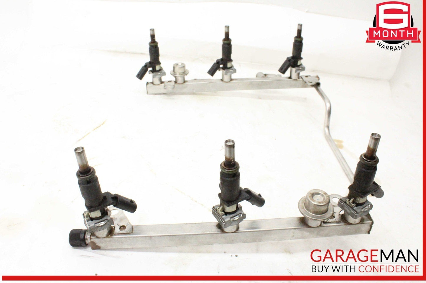 05-12 Mercedes W164 ML350 4MATIC SLK300 Fuel Injector Rail w/ Fuel Injectors OEM