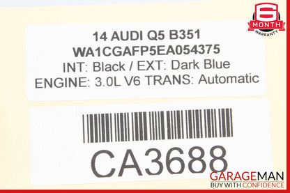 09-17 Audi Q5 Front Right Side Suspension Lower Forward Control Arm OEM