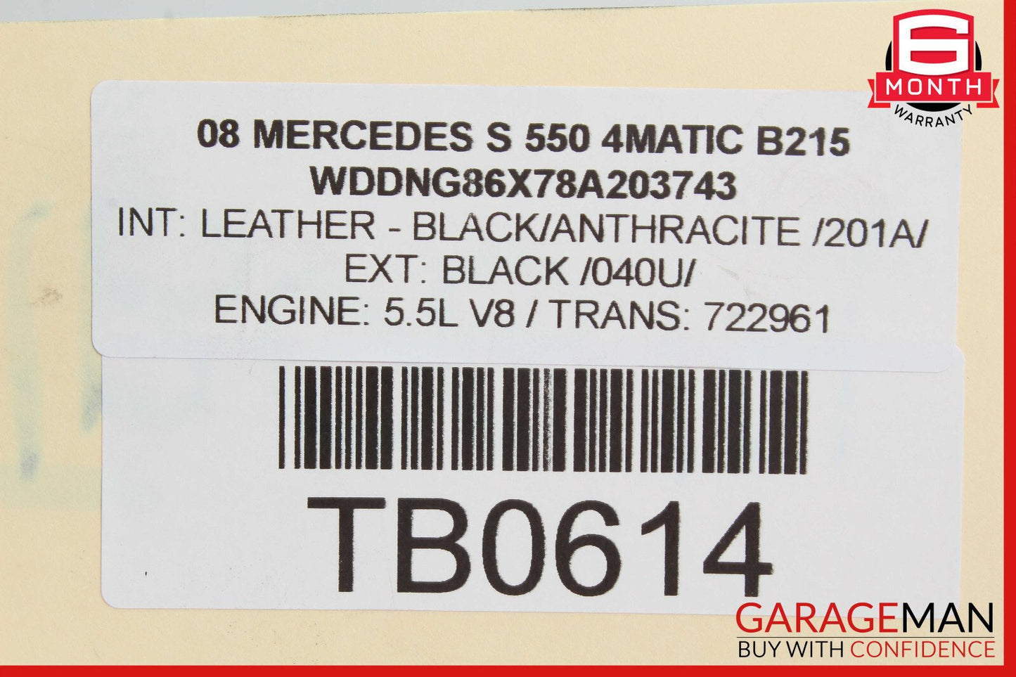 07-14 Mercedes W221 S550 CL550 Lower Radiator Support Core Frame OEM