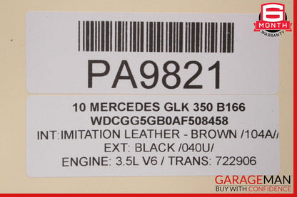 10-15 Mercedes X204 GLK350 Front Right Side Top Upper Seat Cushion OEM
