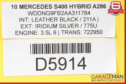 07-13 Mercedes W221 S400 CL600 Dash Suspension ESP Cluster Control Switch Module