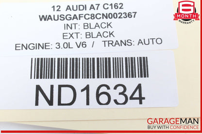 12-18 Audi A7 Quattro Front Right Passenger Side Seat Belt Retractor Black OEM