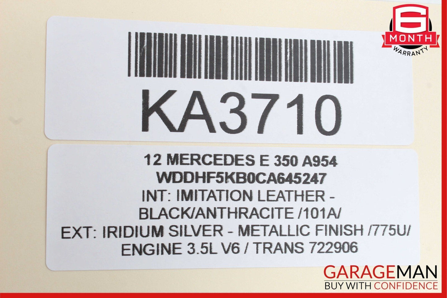 10-13 Mercedes W212 E400 E550 Rear Right Exterior Door Handle OEM