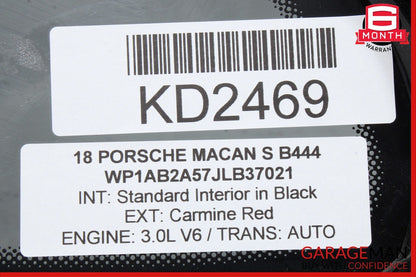 15-18 Porsche Macan 95B Rear Right Passenger Side Quarter Door Window Auto Glass
