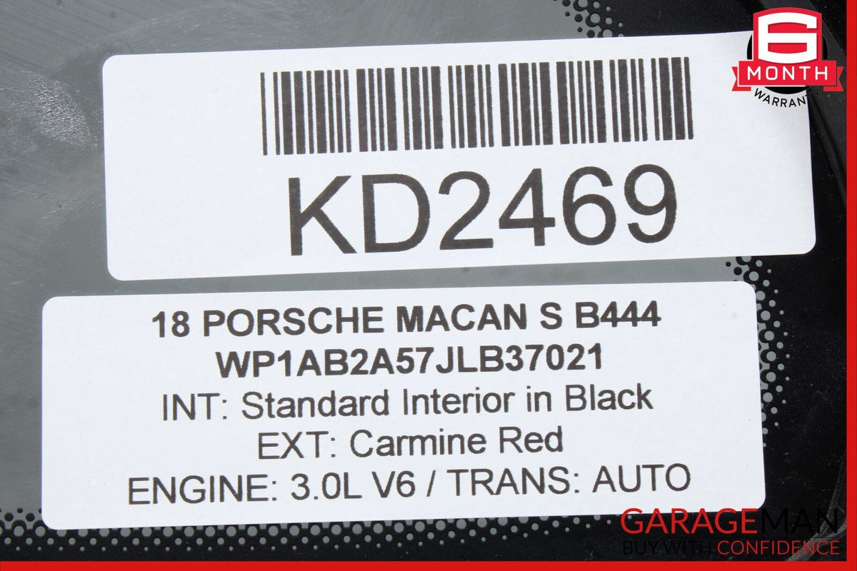 15-18 Porsche Macan 95B Rear Right Passenger Side Quarter Door Window Auto Glass