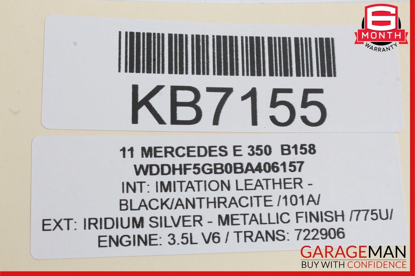 10-13 Mercedes W212 E350 E550 Front or Rear Right Exterior Door Handle Silver