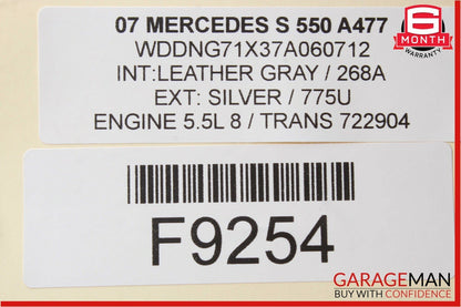 07-13 Mercedes W221 S550 CL600 Front Left Side Seat Adjust Control Memory Switch