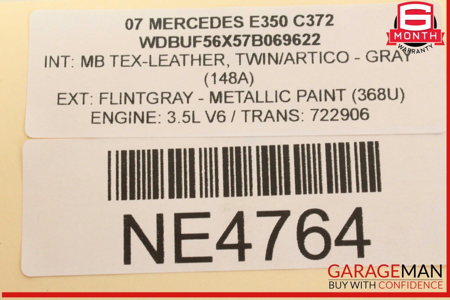 06-10 Mercedes W211 E350 CLS500 Fog Light Lamp Right Side 1698201656 OEM
