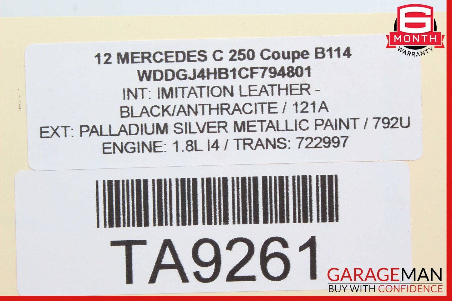 12-14 Mercedes W204 C250 Power Steering Pump Reservoir Hose Tube Assembly