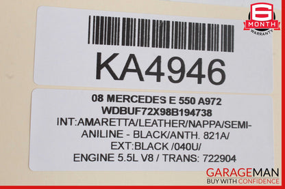 03-12 Mercedes W211 E550 SLK350 Front Right Seat Control Module 2118704585 OEM