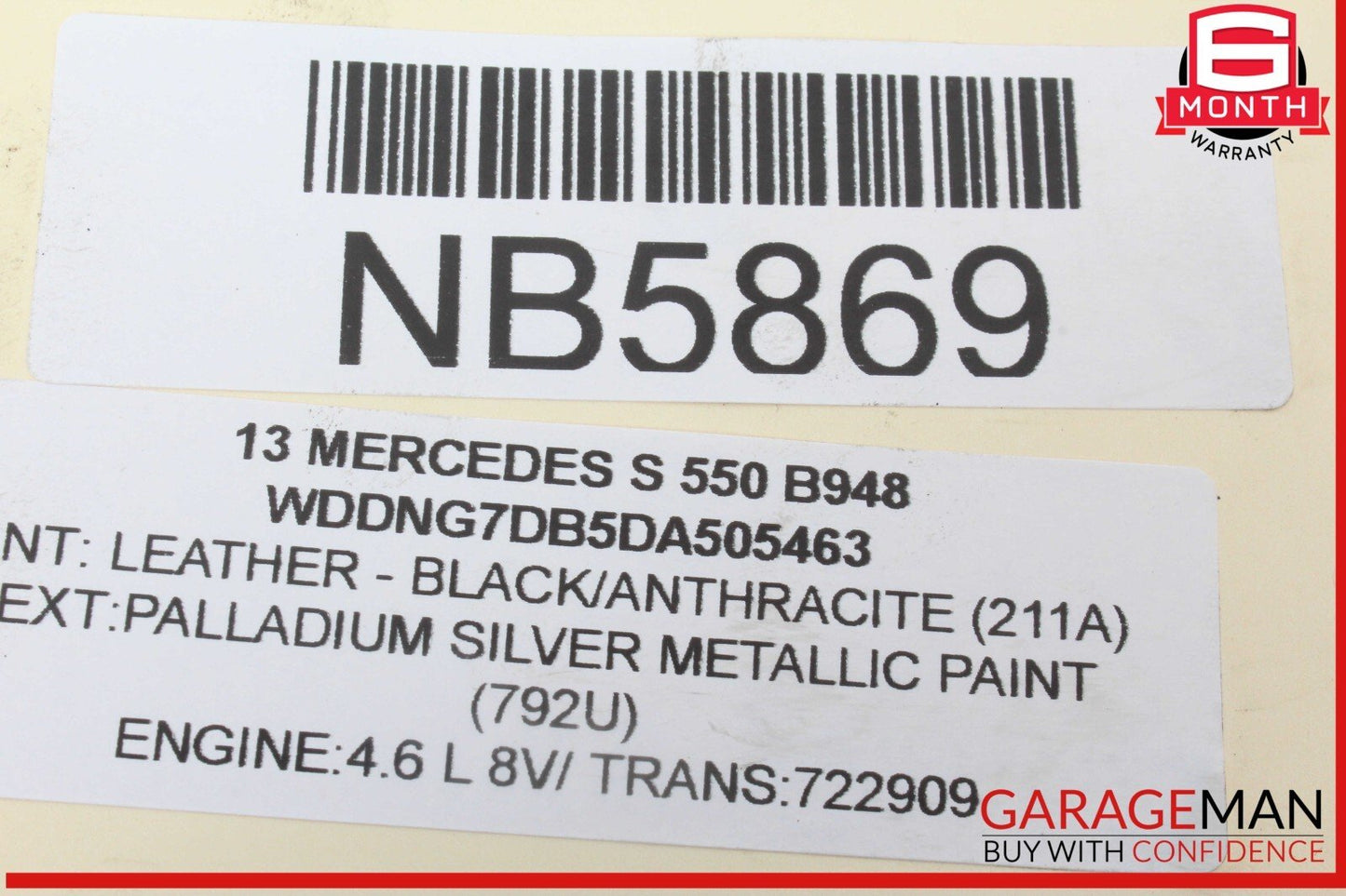 11-20 Mercedes W221 S550 E550 M278 Turbocharger Right Air Intake Duct Tube OEM