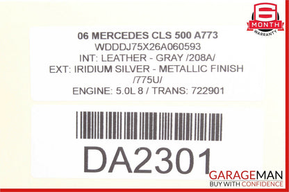 03-09 Mercedes W219 CLS500 E350 E500 Front Left Side Door Mirror Control Switch