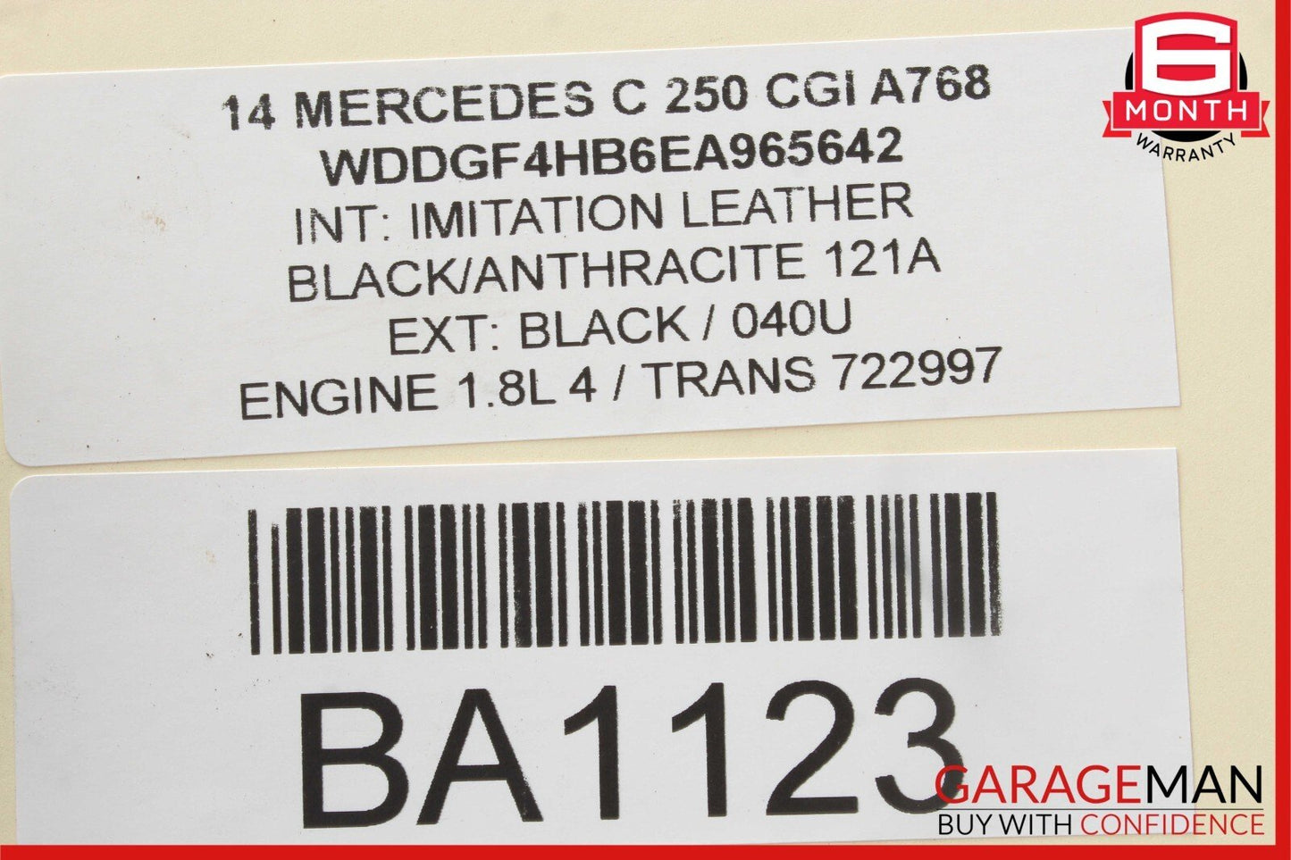 08-14 Mercedes W204 C250 C350 RWD Front Left Side Wishbone Curved Control Arm
