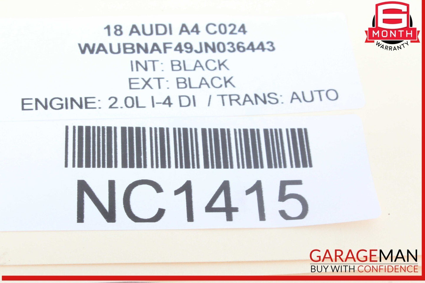 17-24 Audi A4 Rear Right Passenger Side Spindle Knuckle Wheel Hub 8W0505436AA