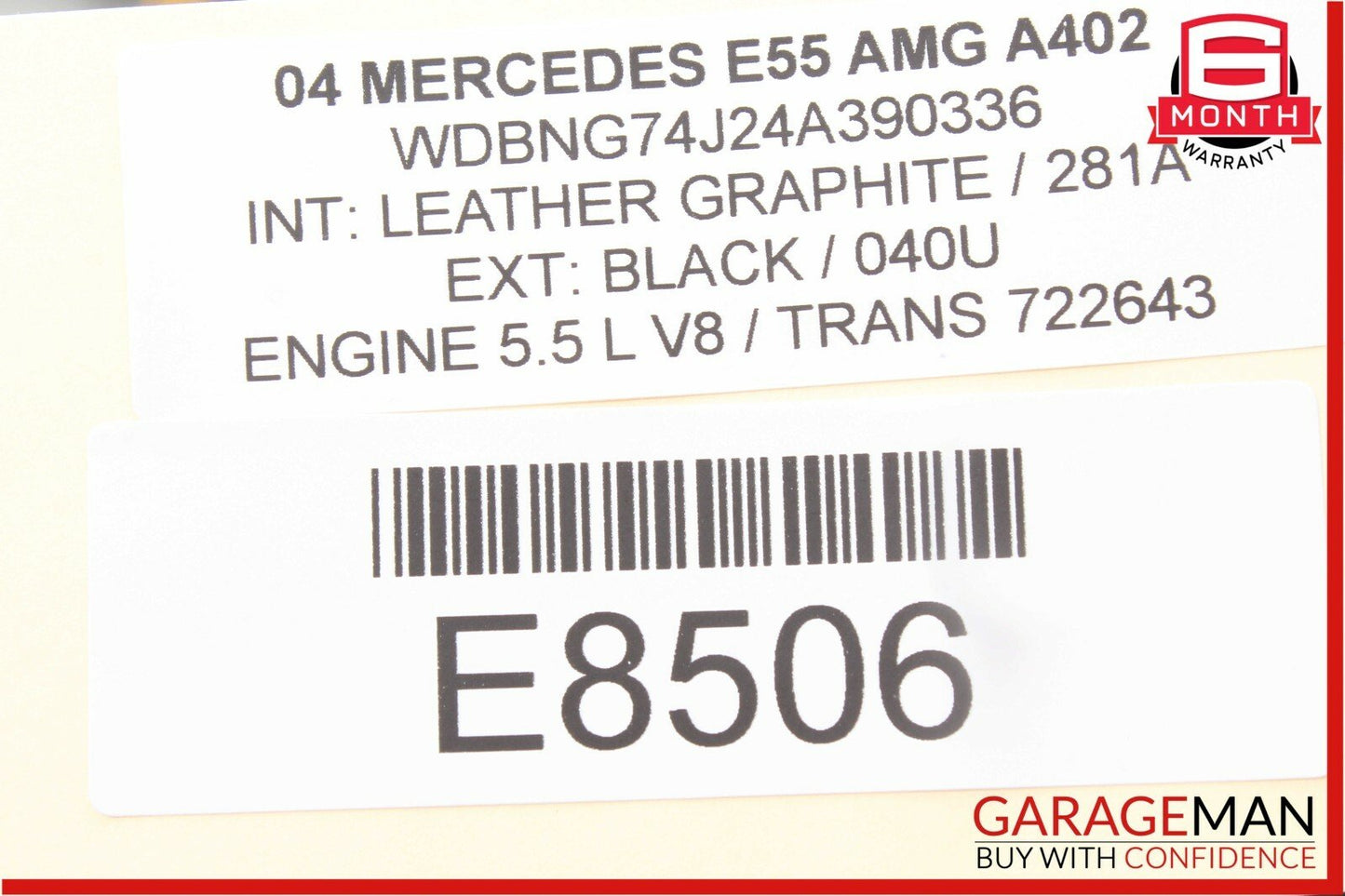 03-06 Mercedes W211 E500 E55 AMG E350 Rear Left Side Door Control Module OEM