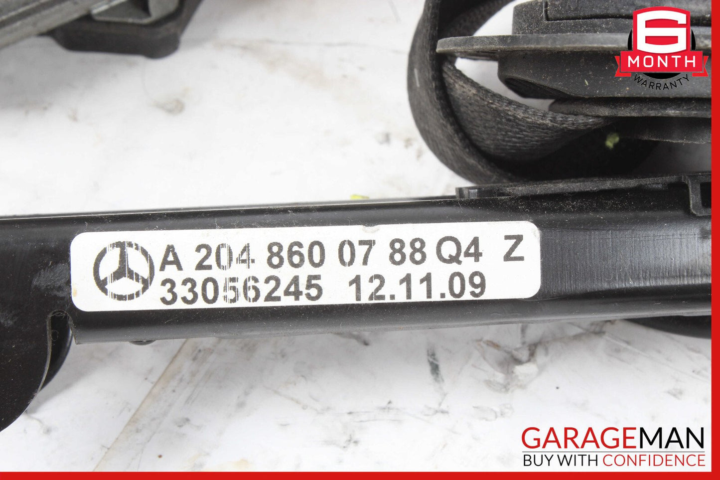 08-14 Mercedes W204 C63 Front Right Seatbelt Seat Belt Retractor OEM