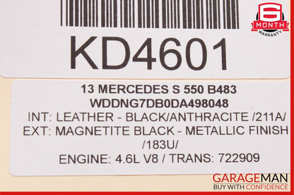 07-13 Mercedes W221 S550 S65 AMG Front Right Side Under Seat Control Module OEM