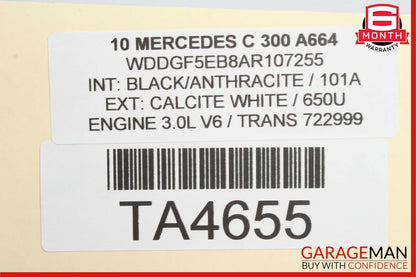 06-12 Mercedes W204 C300 SLK280 3.0L M272 Engine Motor Crankshaft Crank Shaft