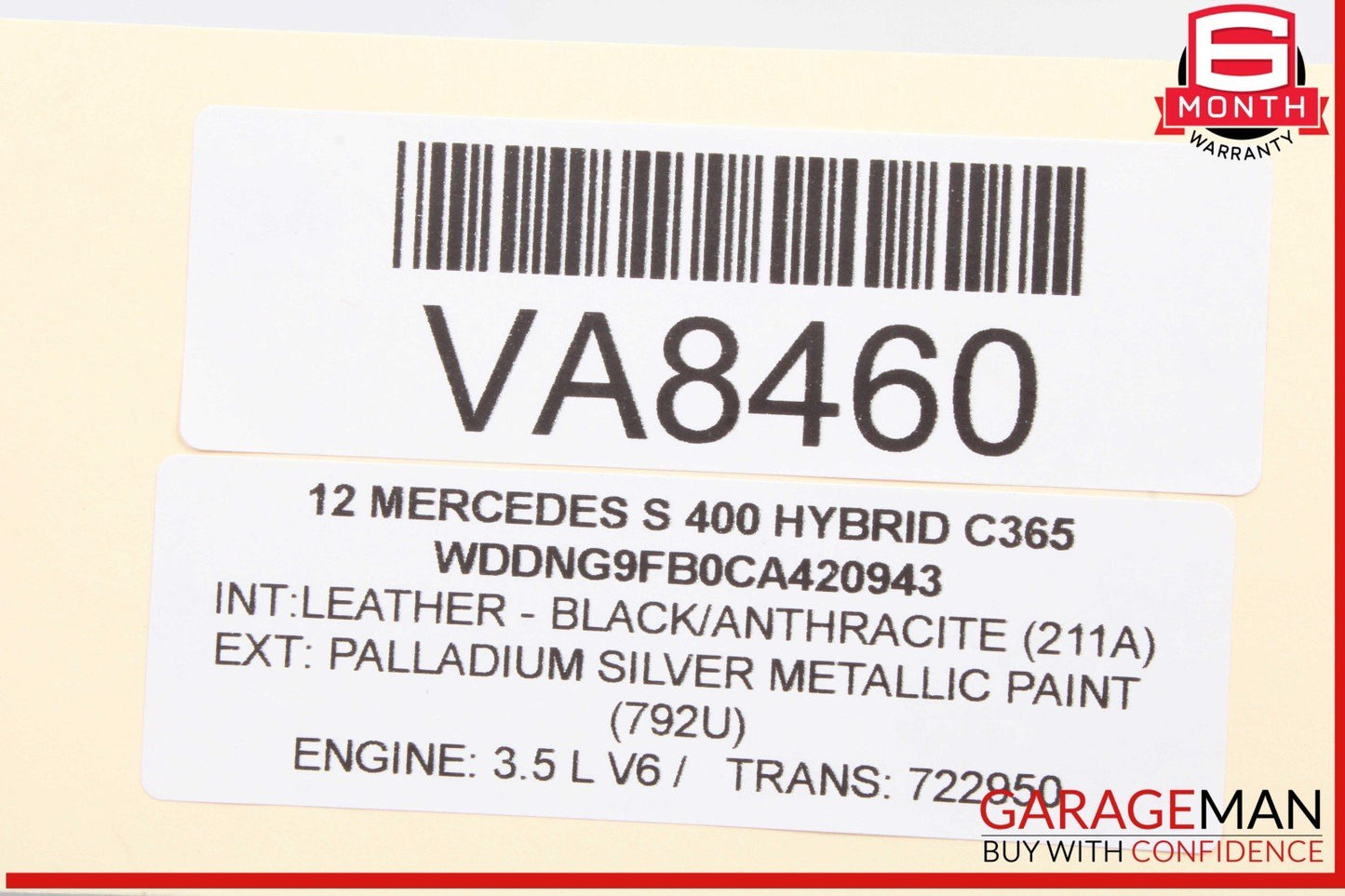 10-13 Mercedes W221 S400 Hybrid Lithium-Ion Engine Battery 2213430500 OEM