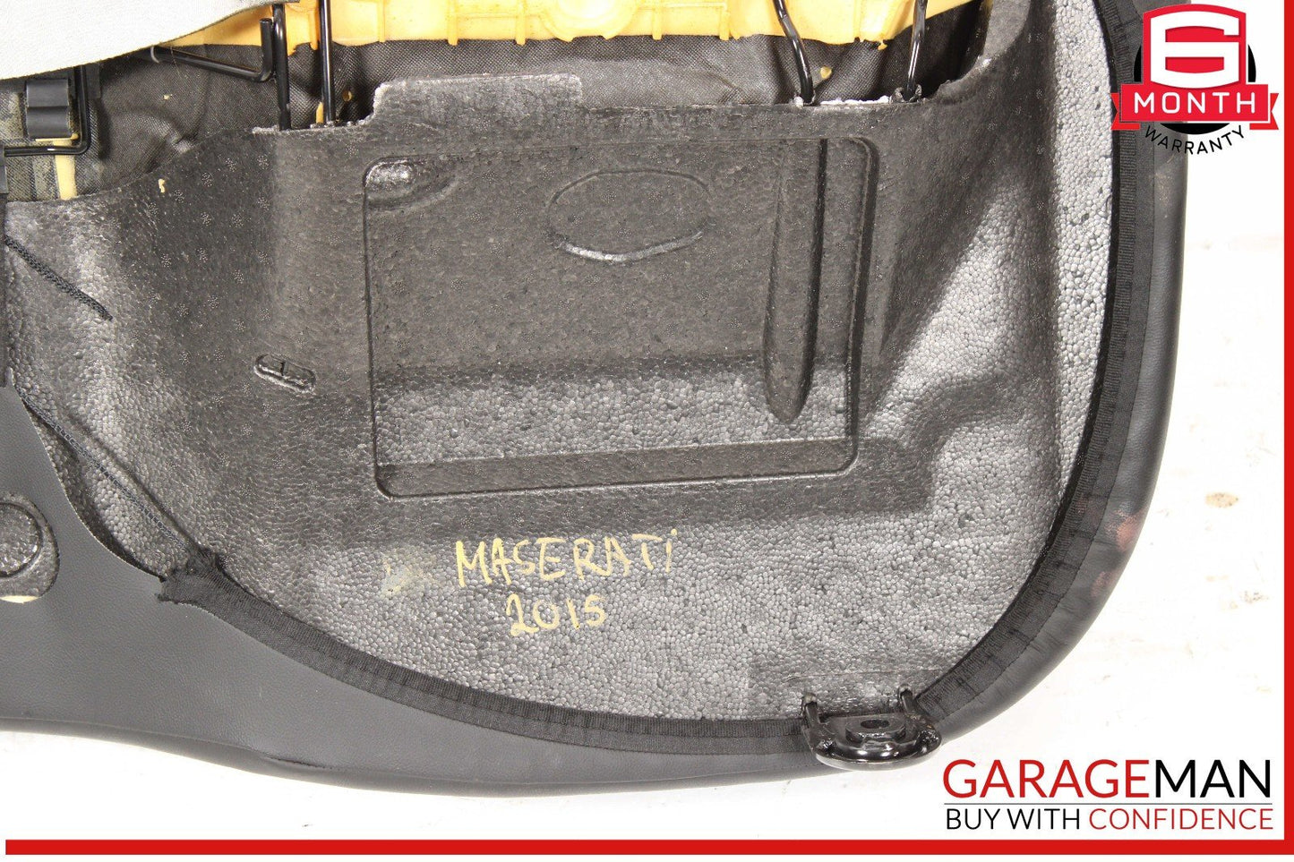 14-22 Maserati Ghibli M157 Rear Seat Cushion Lower Bottom Black OEM