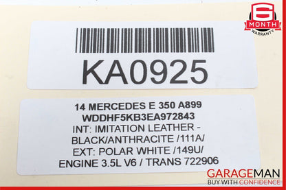 12-14 Mercedes W212 E350 C250 Sedan Right Passenger Exterior Door Handle Frame