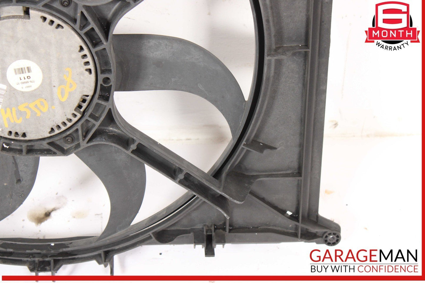 06-11 Mercedes W164 ML550 ML500 Engine Cooling Fan Motor Shroud OEM