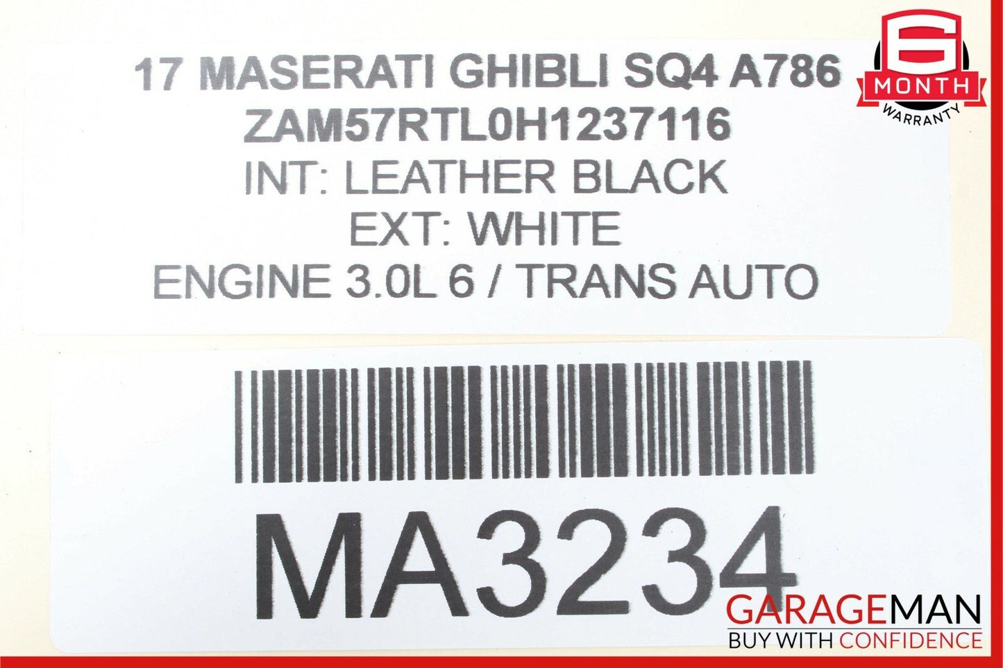 14-17 Maserati Ghibli Rear Left / Right Side Suspension Control Arm Bar Link