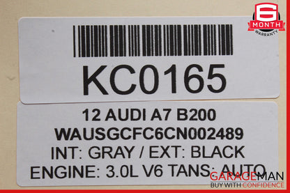 12-18 Audi A7 Air Intake Duct Grille Grill 8K0129054 OEM