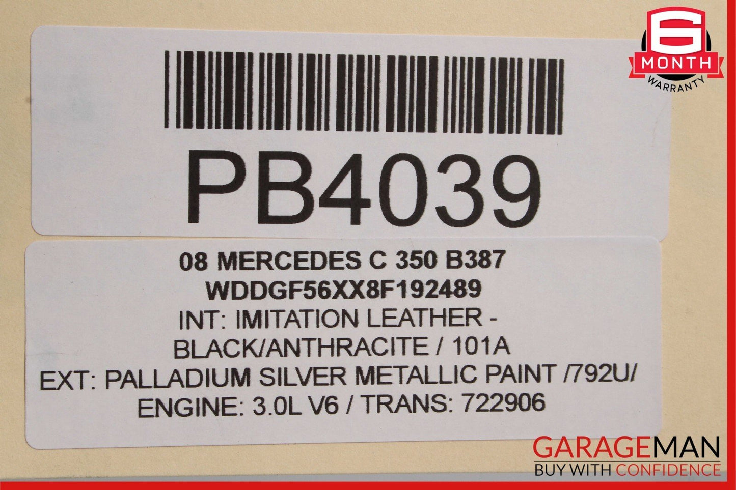 08-16 Mercedes E350 C350 RWD Rear Differential Diff Axle Carrier 2.82 OEM