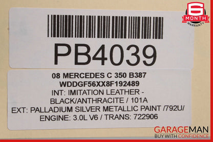 08-16 Mercedes E350 C350 RWD Rear Differential Diff Axle Carrier 2.82 OEM