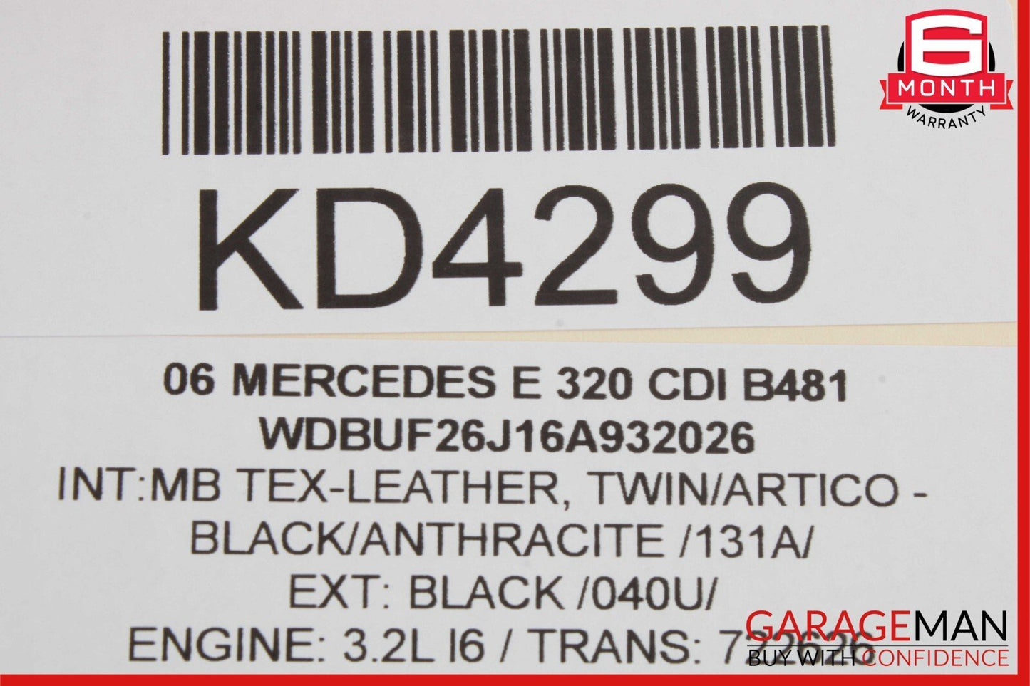 03-09 Mercedes W211 E320 E500 Front Right Side Door Lock Latch Actuator OEM
