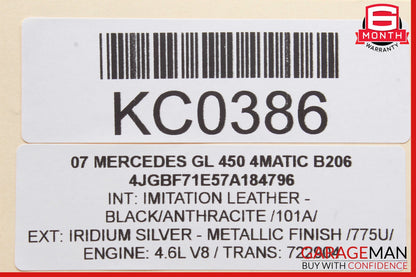 06-13 Mercedes X164 GL450 ML350 Rear Glass Windshield Wiper Motor 2518200042 OEM