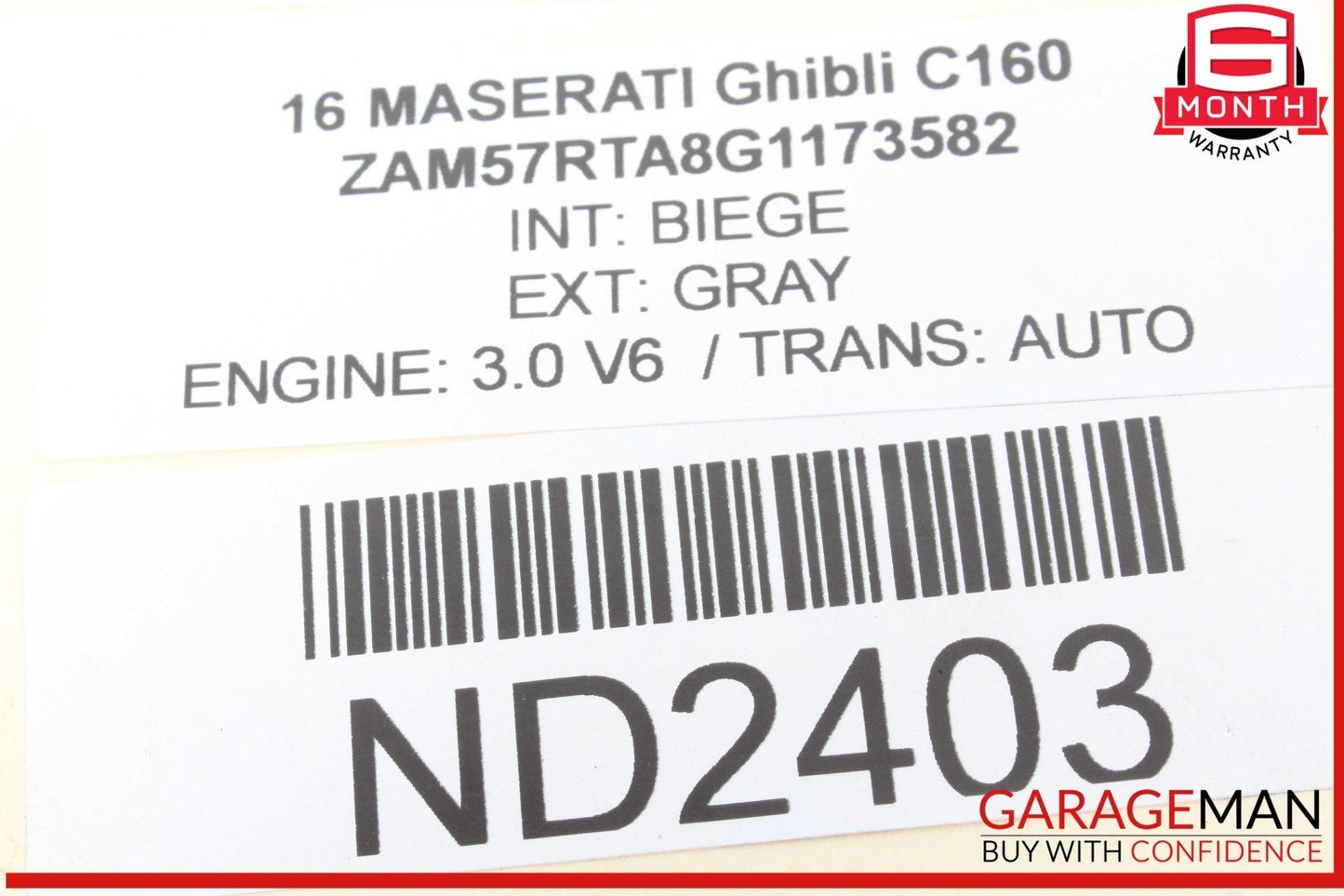 14-17 Maserati Ghibli Rear Right Passenger Side CV Axle Half Shaft 670005453 OEM