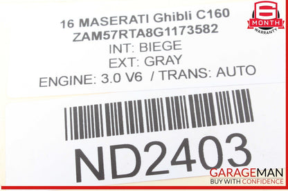 14-17 Maserati Ghibli Rear Right Passenger Side CV Axle Half Shaft 670005453 OEM
