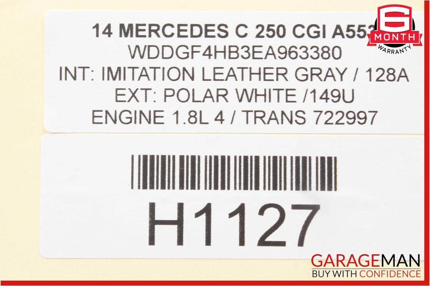 08-15 Mercedes W204 C250 C350 Rear Left / Right Suspension Lower Control Arm