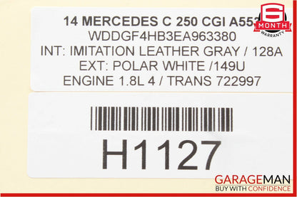 08-15 Mercedes W204 C250 C350 Rear Left / Right Suspension Lower Control Arm