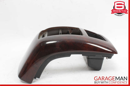 07-13 Mercedes W221 S550 S63 AMG Center Console Rear AC Control Trim Bezel Wood