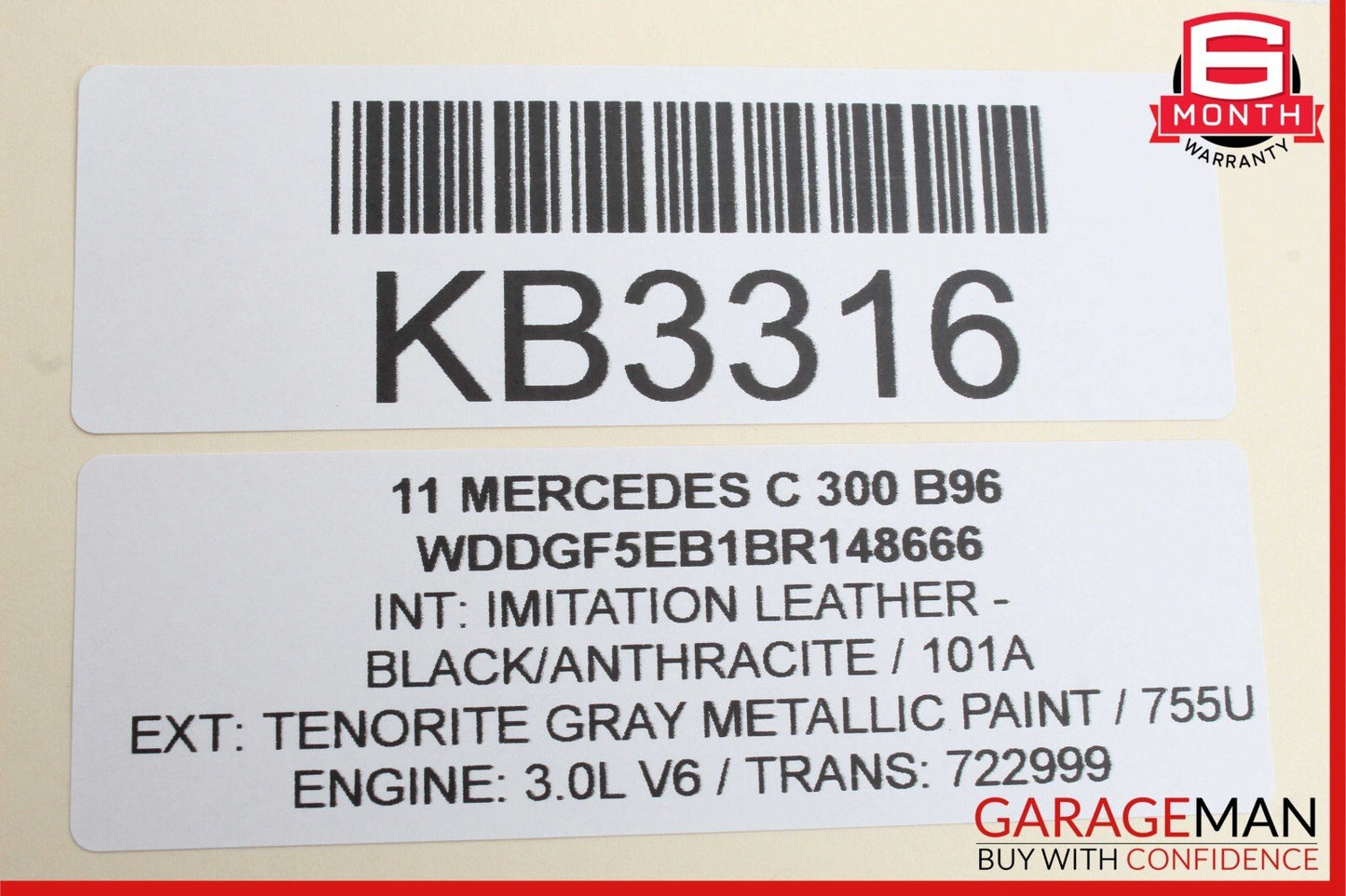 08-14 Mercedes W204 C300 C250 Rear Left Driver Side Exterior Door Handle OEM