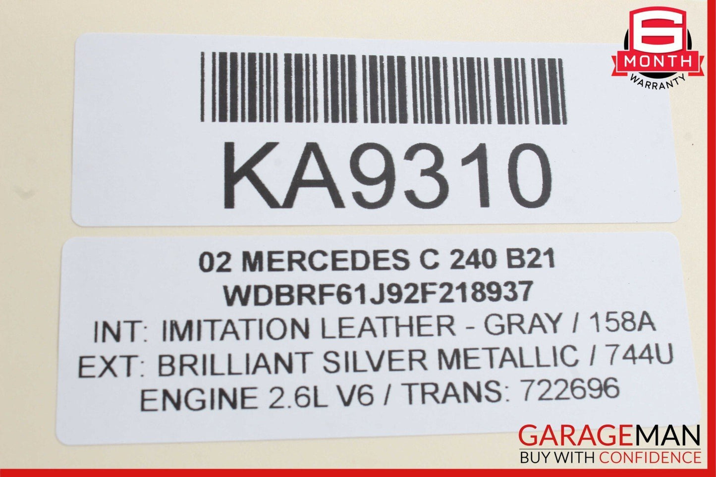 01-07 Mercedes W203 C240 C230 C32 AMG Front Right Side Lower Control Arm OEM
