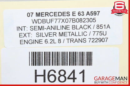 03-11 Mercedes E350 SL550 CLS63 E63 AMG Front Right Lower Wishbone Control Arm