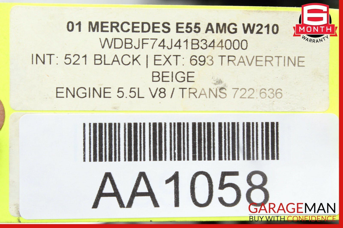 00-06 Mercedes E430 E55 AMG CLK500 CL600 Antenna Amplifier Booster Module Unit