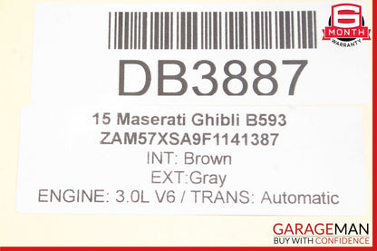 14-17 Maserati Ghibli M157 Front Bumper Reinforcement Impact Bar OEM