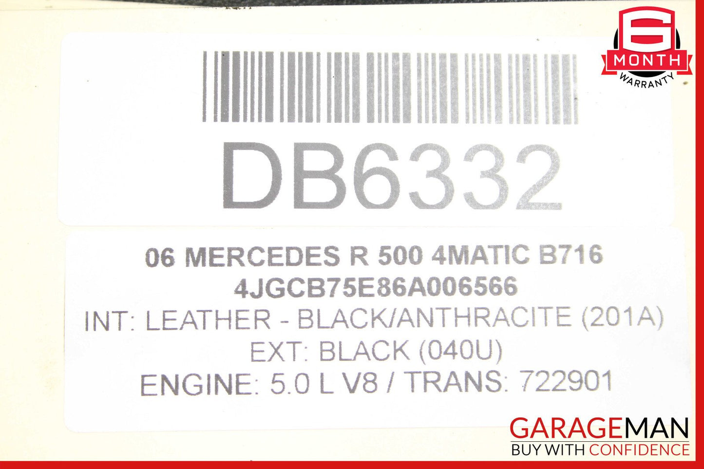 06-10 Mercedes W251 R500 R350 R320 Front Reinforcement Bar Radiator Support OEM