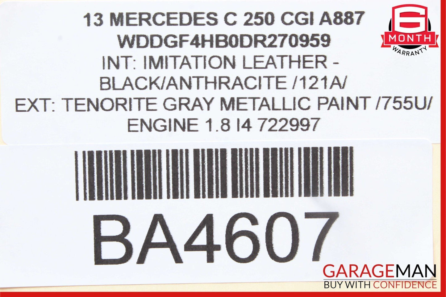 08-14 Mercedes W204 C250 C350 Front Right Side Door Control Module 2129004214