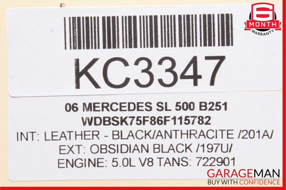 07-13 Mercedes W221 S350 S550 Front Right Side Under Seat Control Module Unit