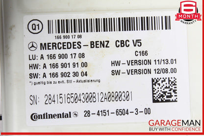 12-19 Mercedes X166 GL350 ML400 Front SAM Control Module Unit OEM