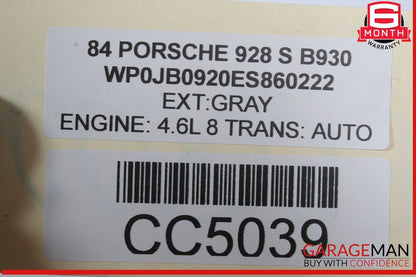 83-86 Porsche 928 S A/C Air Condition Condenser 92857314303 OEM